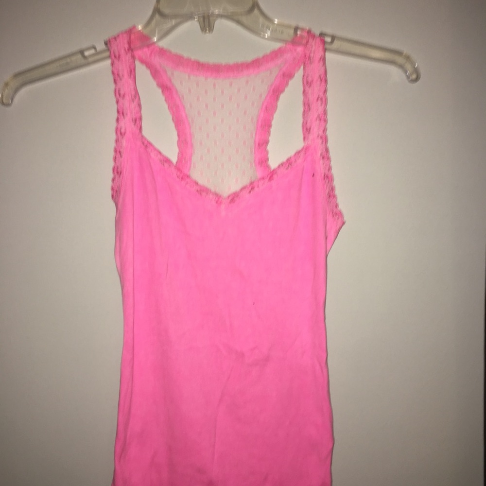 pink abercrombie tank top